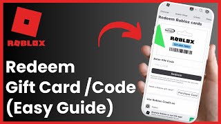 Roblox Redeem Code Robux  How To [upl. by Veronika]
