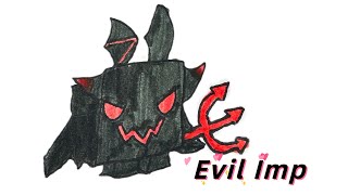 How to draw Evil Imp  Pet Simulator 99 Roblox drawing [upl. by Arit]