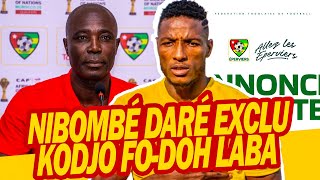 NiBOMBÉ DARÉ EXCLU FODO LABA de LA LISTE des JOUEURS POUR LA QUALIFICATION MAROC 2025 [upl. by Ammadas]