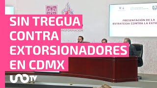 Adiós montachoques y préstamos Gota a Gota CDMX presenta estrategia para frenar extorsiones [upl. by Nauquf]