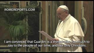 Pope Francis on Romano Guardini He “has much to say to the people of our time” [upl. by Koeninger]