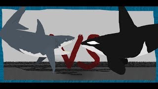 Pivot Battle Arena Great White Shark VS Orca [upl. by Pulsifer]