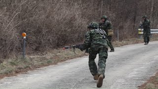 US Army infantry vs South Korean OpFor at Korea Combat Training Center KCTC [upl. by Rolph]