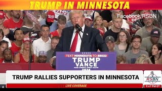 Trump In Minnesota [upl. by Boyden]