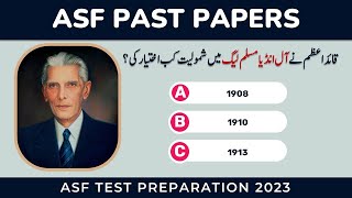 ASF Test Preparation 2023 ASI Corporal Written Test Past Papers Repeated Solved MCQs [upl. by Ecarret]