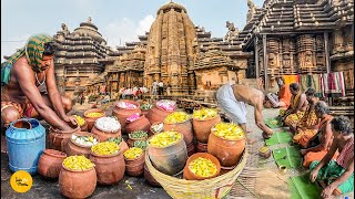 Indias Biggest Pure Satvik 56 Bhog Food Mega Kitchen At Ananta Basudev Temple l Odisha Food Tour [upl. by Ettolrahs747]