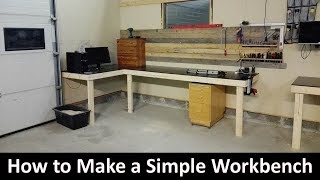 How to Make a Workbench  Easy and Simple [upl. by Eilatam]