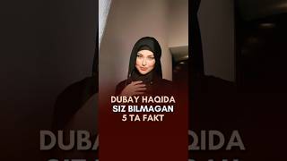 Dubay haqida bunaqasini eshitmagansiz😅 facts dubai uzbek qiziqarli news [upl. by Babcock866]