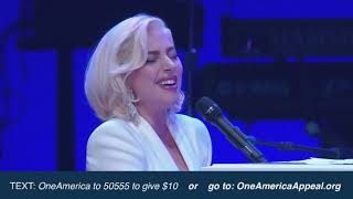 Lady Gaga  Million Reasons  Yoü and I  The Edge of Glory live at One America Appeal [upl. by Alanah303]