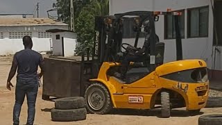 Forklift Training and Practicals test  Forklift full training pass [upl. by Earas]