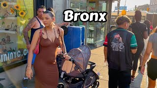 Summer Walk In The Bronx New York  Travel To America Street Walking Tour 4k [upl. by Aicyla]