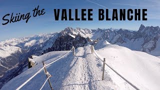 Skiing the Vallee Blanche  Chamonix MontBlanc France  February 2019 [upl. by Curley]