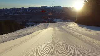 Bolsterlang SKI Erste Abfahrt morgens  Bergwasser [upl. by Baese]