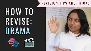 HOW TO REVISE Drama  GCSE amp A Level [upl. by Leunammi761]