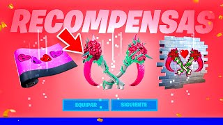 RECOMPENSAS SAN VALENTIN GRATUITAS en FORTNITE [upl. by Murial142]