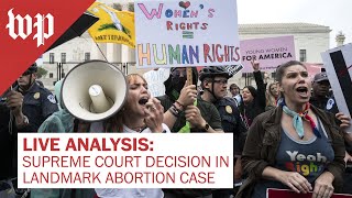 Supreme court strikes down Roe v Wade in landmark abortion case  624 FULL LIVE STREAM [upl. by Shah]