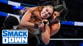 Ronda Rousey dominates the field to win a WWE Extreme Rules title match SmackDown Sept 9 2022 [upl. by Rehoptsirhc]