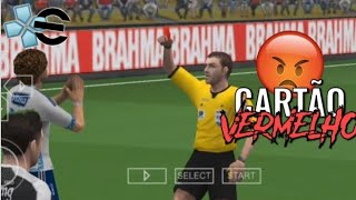 LEVEI MEU PRIMEIRO CARTÃO VERMELHO NO MODO CARREIRA  Rumo ao Estrelato PES PPSSPP Episódio 2 [upl. by Anotyad921]