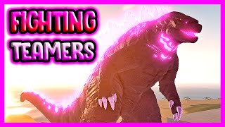 DESTROYING TEAMERS SUPER COMPILATION  Roblox Kaiju Universe [upl. by Derinna]