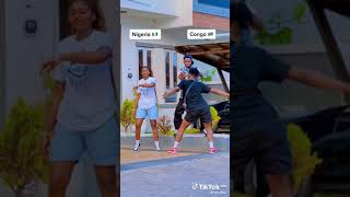 Nigeria 🇳🇬 vs Congo🇨🇩TikTok dance challenge🔥who won😍 [upl. by Ahsekel]