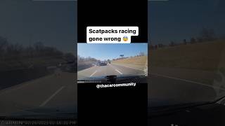 Scatpack Thief Wrecks Out Friends Scoops Him Up 🥷🏾🤫 dodge srt mopar hellcat shorts [upl. by Gimble]