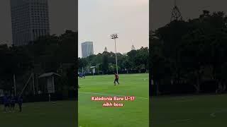 Latihan timnas Kaledonia Baru U17 di Lapangan A Gelora Bung Karno Jakarta 711 [upl. by Suoivatram]