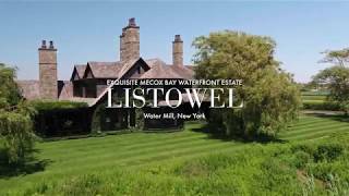 Listowel Exquisite Mecox Bay Waterfront Estate Water Mill  Hamptons Luxury Market Leader [upl. by Ledniahs794]