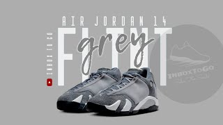 FLINT GREY 2024 Air Jordan 14 Retro DETAILED LOOK AND RELEASE DATE INFORMATION [upl. by Lehrer]