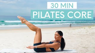 30 MIN PILATES CORE WORKOUT  AtHome Pilates Abs Moderate [upl. by Ngo]