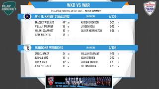 White Knights Baldivis Premier T20 v Waroona Warriors Senior Men [upl. by Etiragram931]