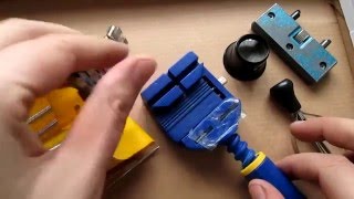 Watch Repair Kit  Deluxe Tool Set [upl. by Pinto773]