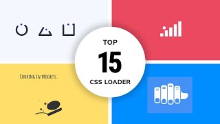 CSS Preloaders  15 Stunning CSS Loading Animation examples for your website [upl. by Alysa]