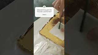 Dekorieren für Weihnachten 🎄 diy Gold 🥇 Vergolden Blattgold [upl. by Nyroc]