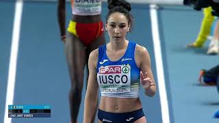 Florentina Costina Iusco in Long Jump Final Torun 2021 [upl. by Felice]