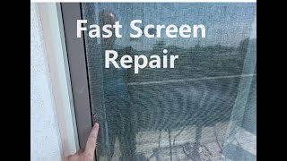 How to Replace the Screen on a Screen Door [upl. by Achorn158]