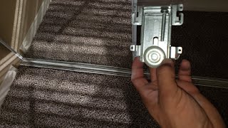 Mirror Door Roller Replacement Simple [upl. by Aydni207]