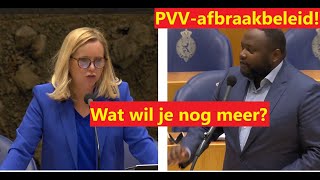 D66 lid Bamenga valt Minister Klever aan op vermeend PVVafbraakbeleid [upl. by Aikas943]