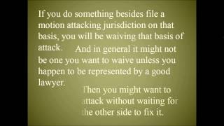 Reasons for a Motion to Dismiss a Debt Collection Case Brought by a Debt Collector [upl. by Cirle333]