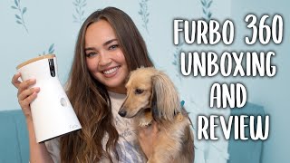 FURBO 360 Dog Camera unboxing and review [upl. by Bogusz797]