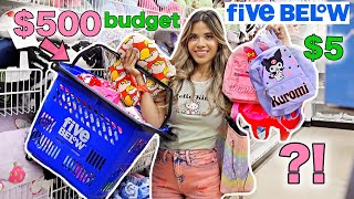 FIVE BELOW SHOPPING SPREE I bought EVERYTHING in my BASKET [upl. by Prisca]