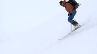 Ski touring  Jump turns [upl. by Imhskal]