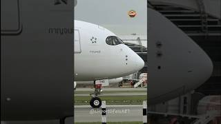 Beautiful Airbus A350900  THAI AIRWAYS HSTHS  AGE  6 Years  Closeup  Taxiway [upl. by Kelam341]