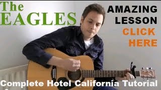 How To Play Hotel California On Guitar  Hotel California Chords  Easy Guitar Lesson [upl. by Willi]