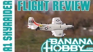 A1 Skyraider FMS  Flight Review  Warbird amp Military [upl. by Adalia]