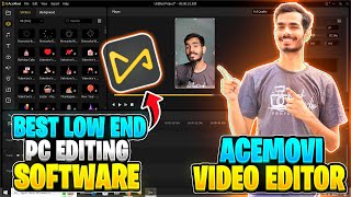 Best Video Editing Software For Low End Pc  Tuneskit AceMovi Video Editor [upl. by Converse]