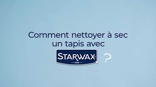 Comment nettoyer à sec un tapis avec Starwax [upl. by Humphrey]