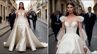 wedding dress trend 2025 fashion weddingdress bride [upl. by Aracot2]