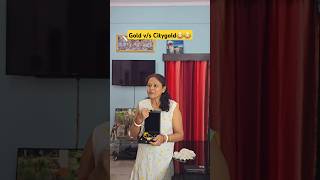 Gold vs Citygold😂 shorts shortsfeed comedy funnyshorts viralcomedy [upl. by Iveel]