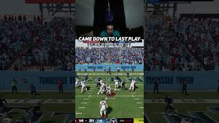 GAME CAME DOWN TO THE LAST PLAY madden jonsey9 shorts maddenultimateteam [upl. by Niawtna845]