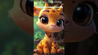 Tiny Tune Stretch Stretch Giraffe nurseryrhymeskidssongs kidsentertainment childrensongs [upl. by Marquez856]